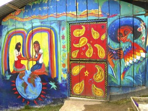 Zapatista mural